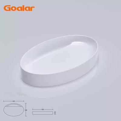 China Goalar Modern 2022 Modern Sink Ellipse Bathroom Vanities Wash Basin For Lavatory for sale