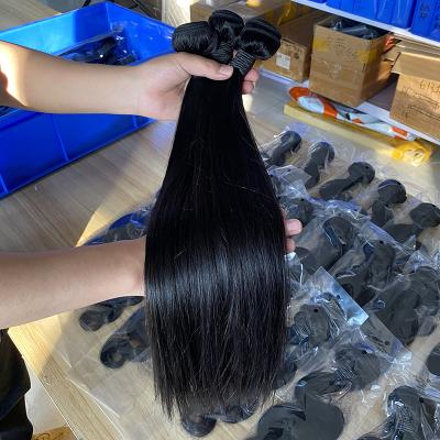 China Silky Straight Wave Hot Sale Cuticle Aligned Malaysian Straight Hair Bundles Wholesale Hair Weave for sale