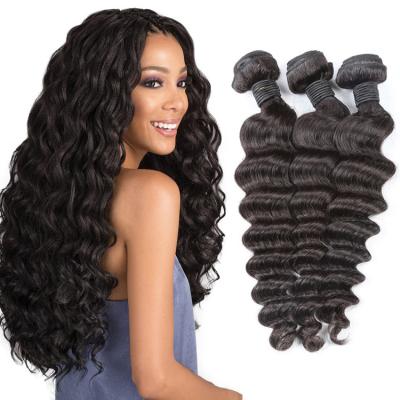 China Wholesale Deep Wave Cuticle Aligned Sellers Raw Virgin Brazilian Hair Bundles Deep Wave Hair for sale