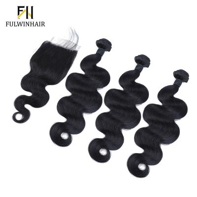 China Silky Straight Wave Grade 8A Miracle Peruvian Human Hair Products Lace Up Closure Body Wave Hair for sale