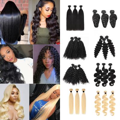 China Factory Price Best Selling Unprocessed Brazilian Straight Raw Virgin Hair Bundles Manufactures for sale