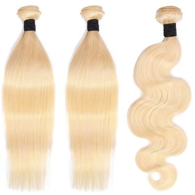 China Wholesale 613 Silky Straight Hair Vendor Brazilian Wave Cuticle Aligned Blonde 613 Hair for sale