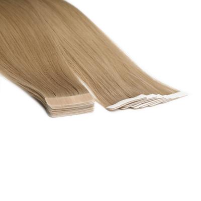 China No rejection. No tangling. Soft. Shiny 100% Russian Remy Double Sided Tape Hair Extension Tape In Hair Extension Human for sale