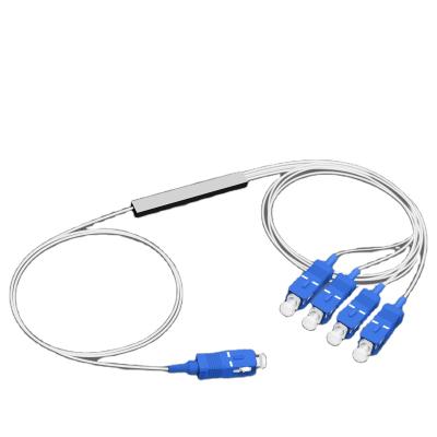 China FTTx Deployments Quality FTTH Fiber Optic Splitter 1x2 1x4 1x8 1x16 1x32 SC UPC PLC Splitter Good Price for sale