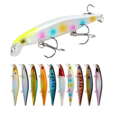 China ABS Fishing Lures 13g 11cm Jerkbait 3D Eye Minnow Group Crankbait Flip Bait Fishing Lures Sinking for sale