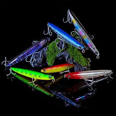 China Saltwater Fishing Lure 115mm 14g Floating Pencil Lure Floating Snap Top Water Lure Y0SB147 for sale