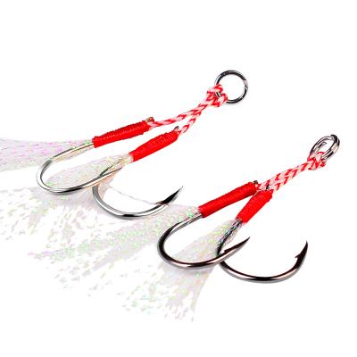 China High Tensile Hook/Barbed Hook/High Carbon Steel Fishing Hook Skirts Hook 9# 11# 13# 15# Strong Pull Wire/Double Abrasion Resistance Single Hook for sale