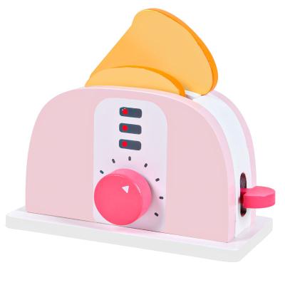 China Funny Toys COMMIKI Kids Kitchen Tableware Cooking Set Toy Toaster Pretend Play Kitchen Set Toy For Children for sale