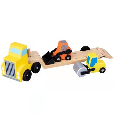 China Eco-friendly Water-base Varnishing Popular and Good Quality DIY Wooden Mini Car Toy COMMIKI Model for Kids Toys for Kid for sale