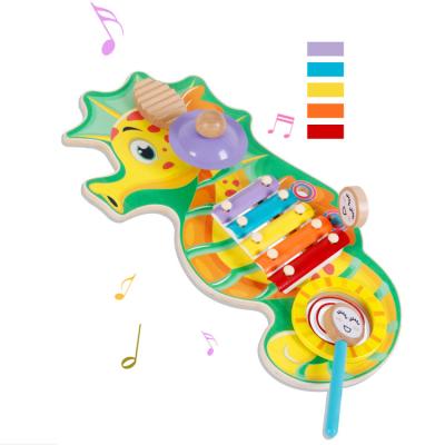 China Funny Wooden Musical Instrument Toys COMMIKI Early Education Wisdom Development Education Music Toys for sale