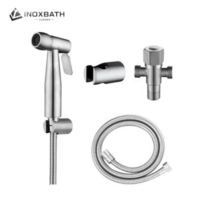 China With diverter good quality stainless steel toilet spray, practical shattaf, toilet hand shower of bathroom accessories zu verkaufen