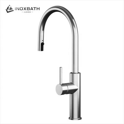 China Contemporary Faucets Factory Kitchen Faucets Pull Down Kitchen Faucet With Swivel Spout Sink Mixer Taps zu verkaufen