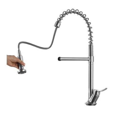 China Modern flexible cUPC UPC SS SUS 304 stainless steel kitchen sink faucet for kitchen sink for sale