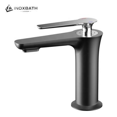 China Modern Faucets Manufacturer Chrome Bathroom Faucet Tap Single Handle Brass Wash Sink Basin Mixer for sale