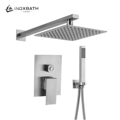 Китай Without Slide Bar Gold Wall Mount Luxury Bath Rain Hidden Shower Sets Faucets And Faucet Mixer Bathroom Shower For Bathroom продается