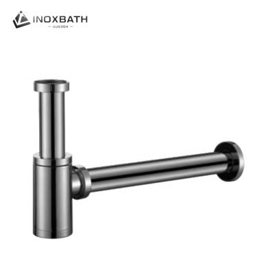 Китай Without diverter factory wholesale price 304 stainless steel p trap toilet bottle black color siphon продается