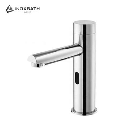 Китай Sense Faucets Bathroom On SUS304 Deck Mounted Basin Faucet Automatic Electronic Touch Control Sensor Desk Mount Smart Faucet продается