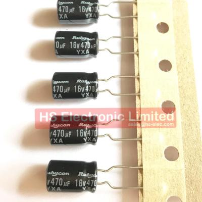 China 16V 470uF 20% 8*11.5mm General Purpose Capacitors 16YXA470MEFCTA8X11.5 for sale