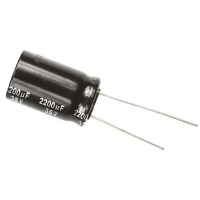 China ECA1VHG222 2200UF 20% General Purpose Aluminum Electrolytic 35V Capacitor for sale