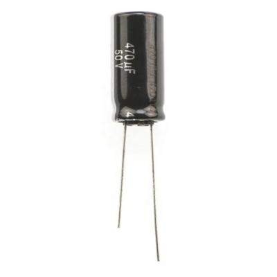 China 470UF 20% 50V ECA-1HHG471 General Purpose Aluminum Electrolytic Capacitor for sale