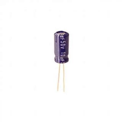 China ECA1HM100I 10UF 20% General Purpose Aluminum Electrolytic 50V Capacitor for sale