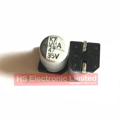 China 35V 47uF 20% 8*10mm VUA470M1VTR-0810K SMD General Purpose Capacitors for sale