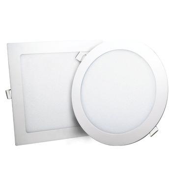 China modern 6w 8w 12w 15w 22w recessed round frame ultra thin commercial led panel light for sale