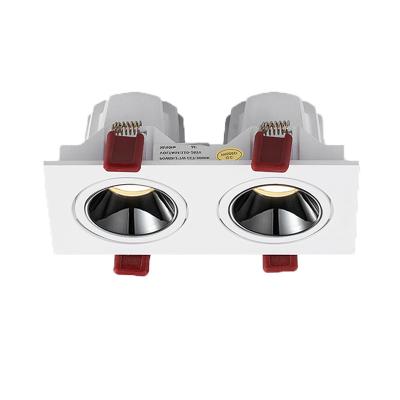 China Modern Square Rectangle Recessed LED COB Spotlight for sale