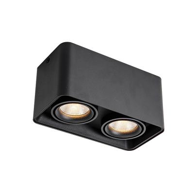 China Modern Surface Mounted Adjustable Panel COB Spotlight for sale