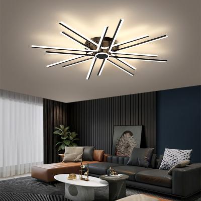 China Modern Decoration Luxury Hanging Aluminum Pendant Lights Outdoor Mounted Chandeliers LED for sale