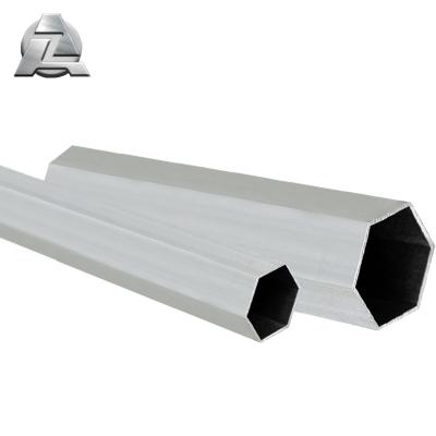 China Construction Industry High Precision 6000 Series Cavity Hexagon Bar Extrusion Silver Anodized Aluminum Hex Tube for sale