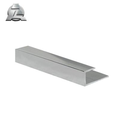 China Industry Mill Finish Customized 2 Inch J Channel Aluminum Extrusion Profile for sale