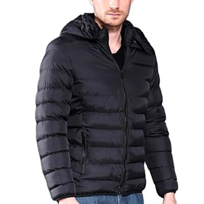 China Warm Selling Breathable Thick Plus Size Casual Pure Color Jackets Cotton Winter Mens Comfortable Padded Easy Wear for sale