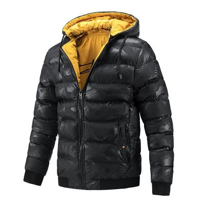 China Winter Breathable Men's Casual Cotton Jacket Double Sided Hooded Coat For Men Down Jacket for sale