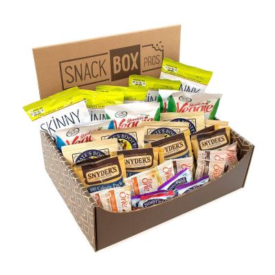 China Recyclable Custom Snacks Gift Box for sale