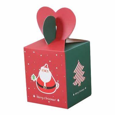 China Recyclable Custom Christmas Gable Gift Box with Logo for sale