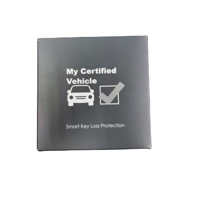 China Disposable Custom Car Protection Smart Key Paper Box With Foam Inside for sale