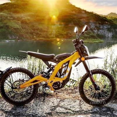 China New arrival aluminum frame lightbee X road pitbike 60V 6000W forged dirt electric frame for adult, spinning mountain bikes fat tire Ebike for sale