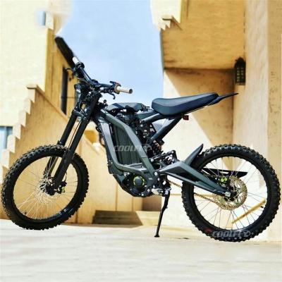 China 2023 Electric Motorcycle Forged Aluminum 5000w Off Road Pit Bike Electrica Sur ron Light Adult E-Bike X-Bike Frame With Pedal for sale