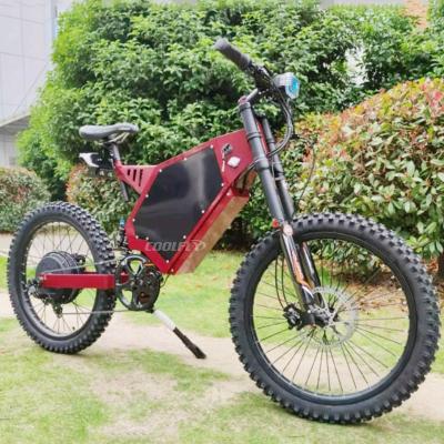 China Steel Bikes 12000w 15000w 140kmh max speed 70 MPH 12kw ebike leli bike stealth fully suspensioned high quality bomber for sale