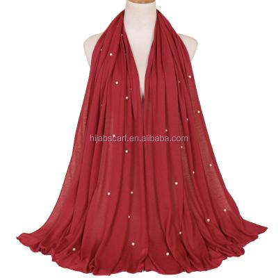 China Solid Color Fashion Large Size Turban Tank Top Cotton Muslim Hijab Arab Islamic Arab Scarf for sale