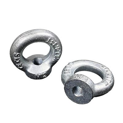 China Heavy Industry DIN 582 ring nut M6-M100*6 galvanized eye nut for loading and unloading of lifting machinery for sale