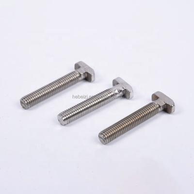 China T-bolt stainless steel T-bolt steel screws can be easily used for profile aluminum channels for sale