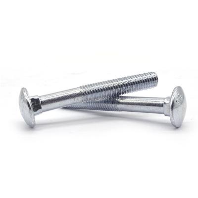 China DIN603 Machinery Bolt Round Mushroom Head Galvanized Bracket Bolts Black Galvanized Carriage Bolts Bargain Price And Convenient Ser for sale