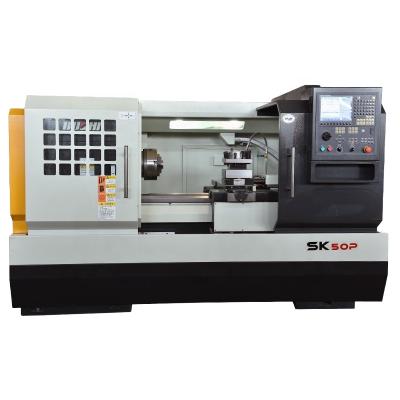 China Hotels High Quality Single Flat Rail CNC Lathe Large SK40P Factories Made In In China Lathe Machine Price for sale