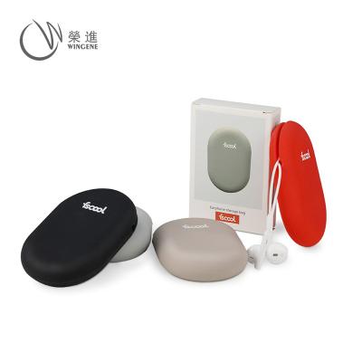 China Soft Silicone Pouch Earphone Carrying Case Silicone Storage Earphone Waterproof Bag E1 for sale