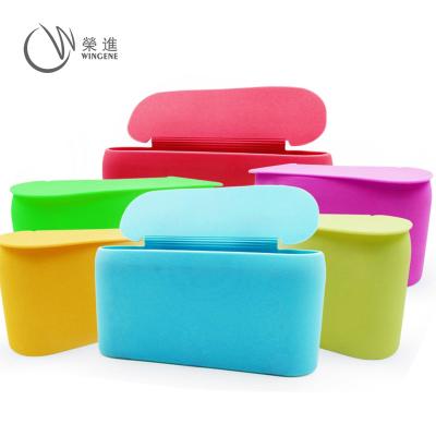 China Durable Silicone Washable Soft Durable Car Trash Can Cheap Trash Can For Car for sale