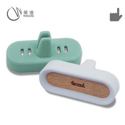 China Fashion Car Auto Air Freshener Customized Wooden Car Perfume Diffuser With Vent Clip Car for sale