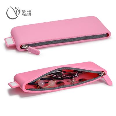 China Eco-friendly newcomer office and cool school supplies silicone stationery silicone pencil bag for sale