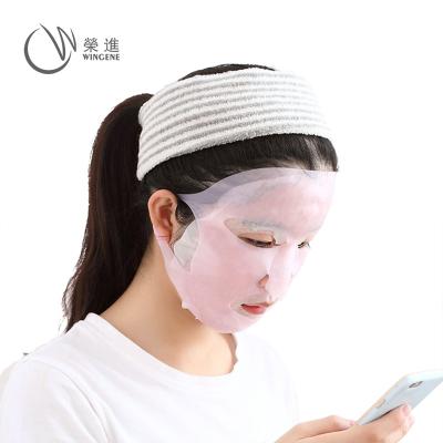 China Reusable Anti-Wrinkle Anti-Beauty Face Mask Prevent Water Evaporation Silicone Face Mask Cover for sale